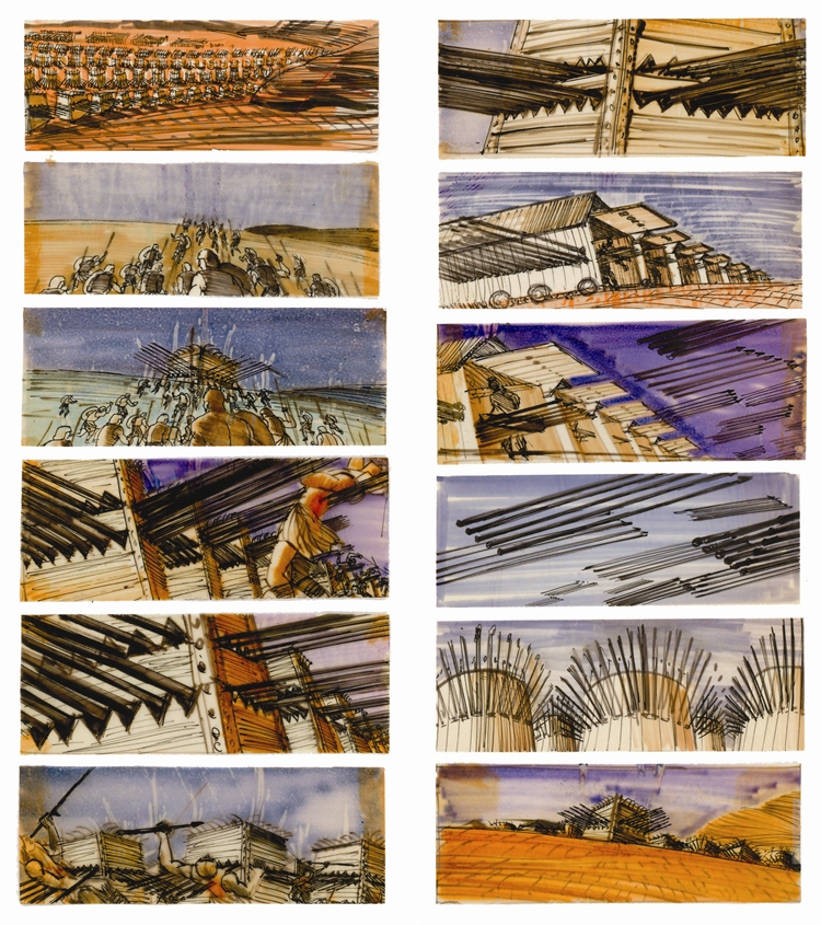 Spartacus-storyboard-by-Saul Bass