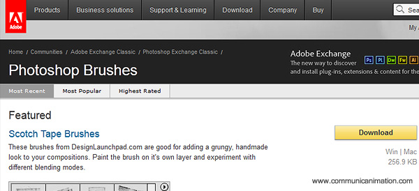 adobebrushes