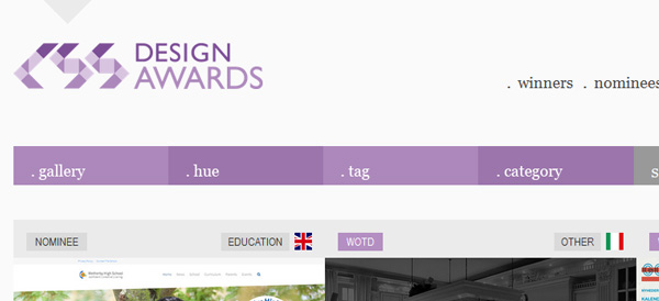 CSS Gallery Design Awards